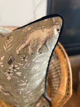 Load image into Gallery viewer, 20”x 20” Flora and Fauna Decorative Throw Pillow Cover