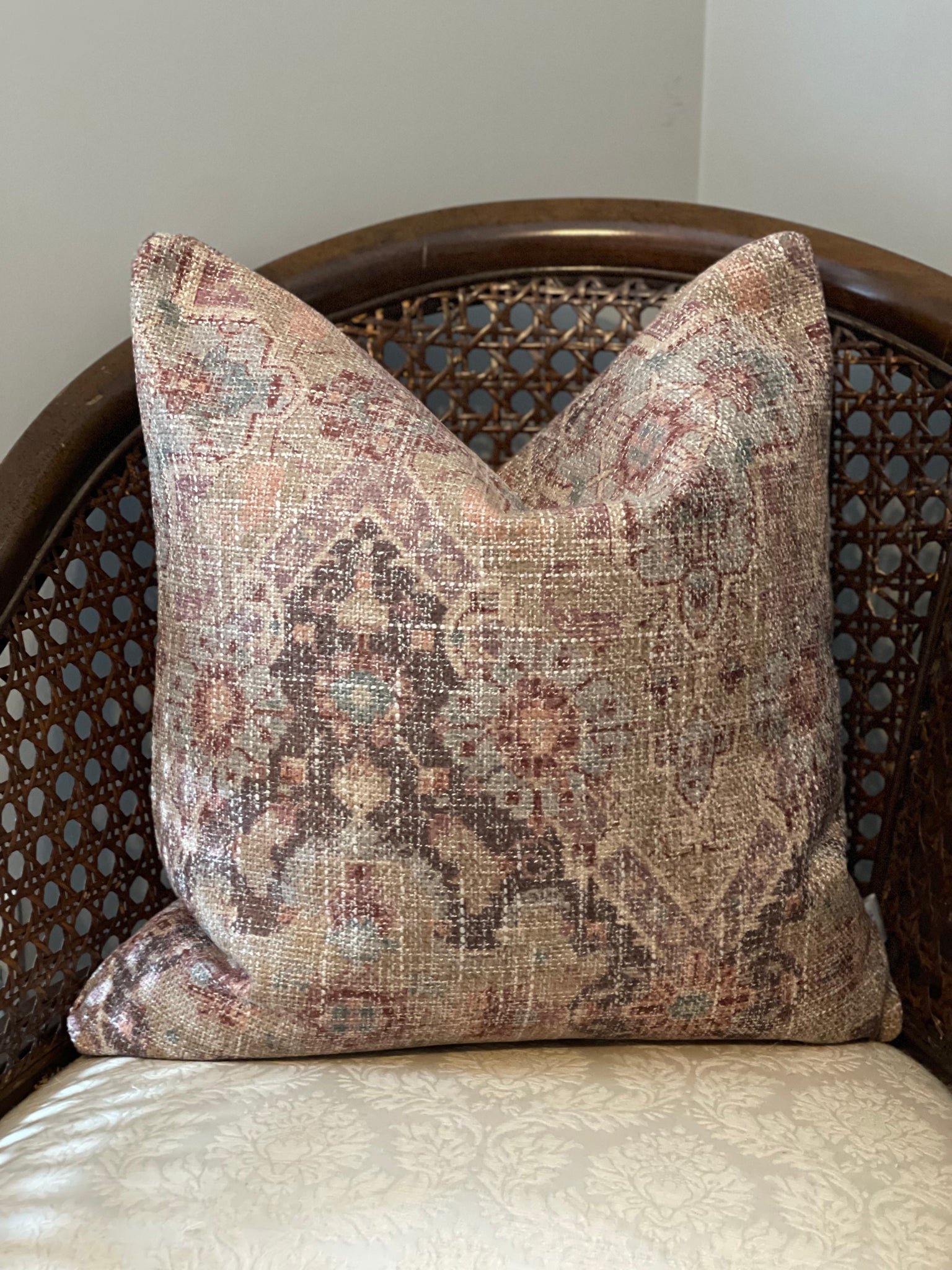 Vintage style throw deals pillows